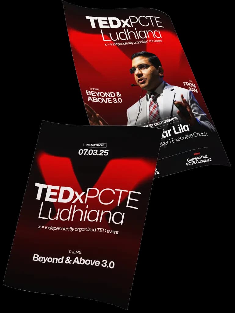 A selection of event posters, passes and stage graphics designed by Krevo Media